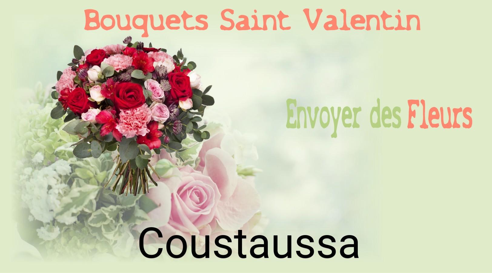 Roses de Saint-Valentin livrées à Coustaussa